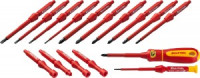 Набор KRAFTOOL &quot;PROFI&quot; X-Drive: Отвертки высоковольтные, сменные стержни, ключи специальные, 18 пред