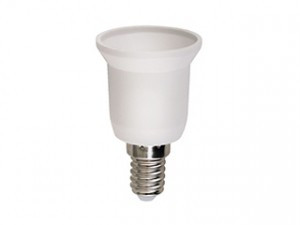 Volsten переходник с цоколя Е14 на Е27, пластиковый, 4A, 12231