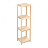 Стеллаж деревянный 32х29х119см липа 32713 Банные штучки