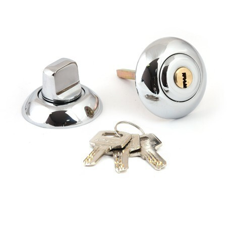 Фиксатор WC-K-0803-CR Megapolis (хром) С ЗАМКОМ! Apecs   \8 (48)