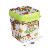 Емкость Плетенка 1,2л (сахар) с ложкой БШ4831 (12)