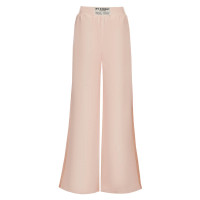 Брюки , экокожа, унисекс, розовый, разм.L