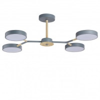 LUMION 5651/72CL LEDIO LN23 серый, дерево Люстра LED 72W 3254lm 3000-6000К 220V BRAD