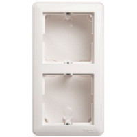 Systeme Electric W59 кор.-переходник с рамкой ОУ 2 мест. бел. КП-252-18 (5!)