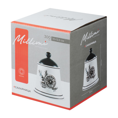 MILLIMI Китчен Сахарница, 300мл, 10х12,5см, керамика