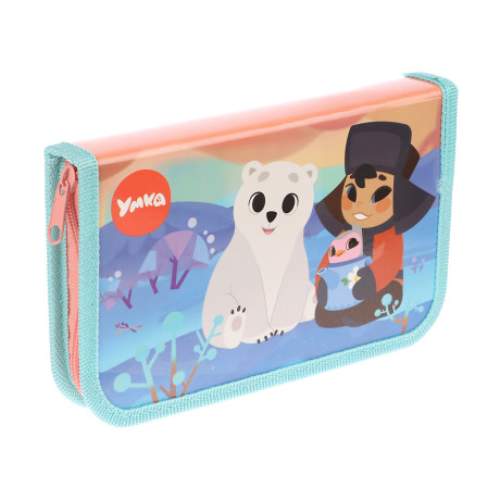 УМКА Пенал жесткий прямоугольный, 1 отделение, 19х11,5см, ламинированный картон