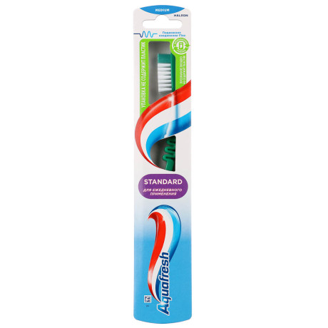 Зубная щетка Аквафреш Стандарт, средняя, 1шт