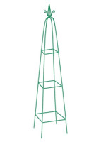 Пирамида садовая декоративная для вьющихся растений, 198 х 33 см, пирамида Palisad