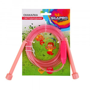 SILAPRO Скакалка светодиодная 2,8м, d=4,6мм, 3 реж, 3хLR44, PP, PVC