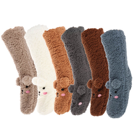 Носки женские домашние высокие "Хюгге", тм RS, 100% полиэстер, р. 36-39, RST1,2