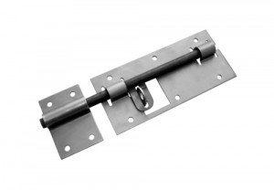 Засов Домарт гаражный с проушиной 300мм б/п d-16мм5)