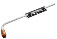 Засов Домарт с пружиной ЗСП-600 мод.2 черный d-16мм5)