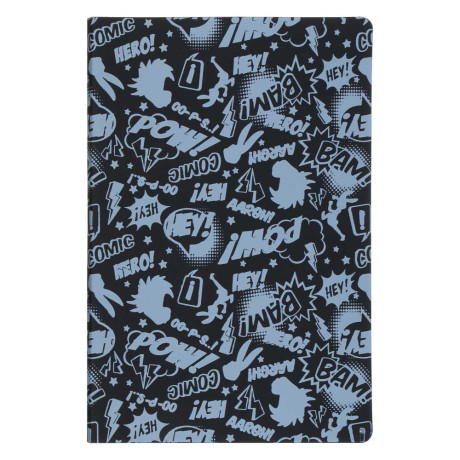 Ну,Погоди! Бизнес - блокнот А5, 192стр., гибкая обложка, иск.кожа с печатью, цв.срез, закл., 2 диз.