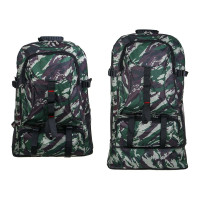 РУССО ТУРИСТО Рюкзак туристический Геолог 50-60л, 65x35x14,5 см, нейлон