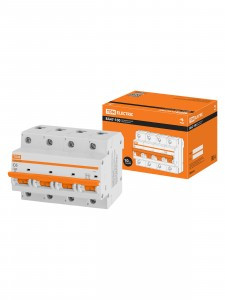 TDM автоматический выкл. ВА47-100 4Р 6А 10кА х-ка С SQ0207-0139