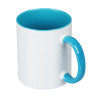 Кружка для сублимации 330мл, цвет голубой, керамика