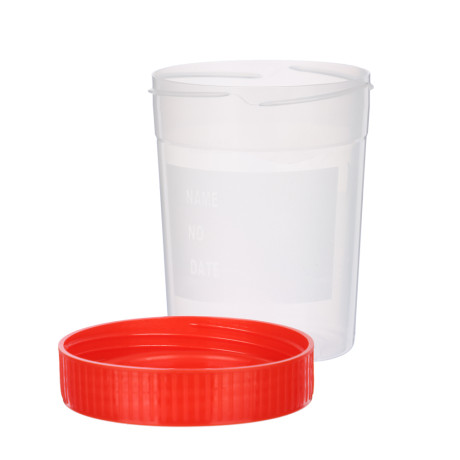 Контейнер для биоматериалов, стерильный, пластик, 120мл/125мл, арт 1С/1