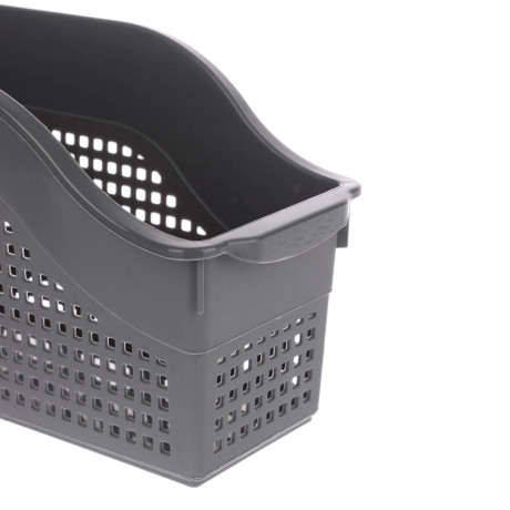 Контейнер Лофт хозяйственный на колесах узкий 355х130х170 мм белый