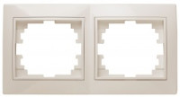 ЭРА Intro Plano рамка, СУ 2 мест. сл.кость, 1-502-02, Б0027626
