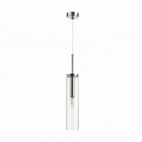 ODEON LIGHT 4695/1 ODL20 379 хром/прозрачный Подвес E14 1x40W KLUM