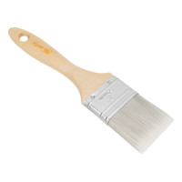 Кисть плоская для лаков &quot;Евро&quot; 2&quot;, искусственная щетина, деревянная ручка MTX