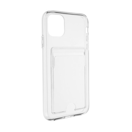 BY Чехол для смартфона Прозрачный, iP -11, картхолдер, силикон