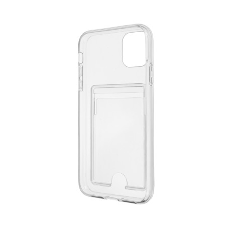 BY Чехол для смартфона Прозрачный, iP -11, картхолдер, силикон