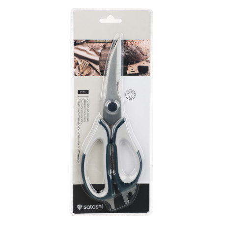 SATOSHI Ривьера Ножницы кухонные многофункциональные 9 в 1, нерж.сталь