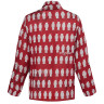 Пижама "Card" red, мужская, красный с рисунком, разм. one size