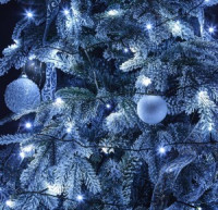 Гирлянда-нить ULD-S0500-050/DGA 50LED белый 5м., 8 реж. зеленый провод IP20 Uniel