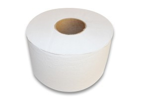 Бумага туалетная д/дисп 1сл бел макул втул 200м 12рул/уп 200W1 1023407