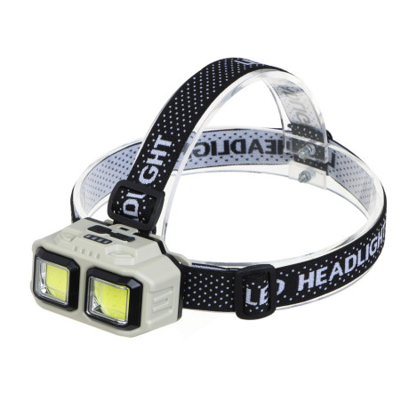 Фонарь налобный тм ЕРМАК,съемный аккумулятор,2СОВ,4 режима,1200мАч,Type C,красный свет,85х51х51 мм