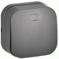 IEK GLORY выкл. ОУ 1 кл. 10А (инд.) ВС20-1-1-ХСм сталь мат. EVH11-K46M-10