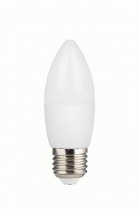 AVL PRE свеча C37 E27 6W(540lm) 6500K 6K 37x101 матовая LE SV LED AVL PRE 010502-0014