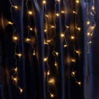 Feron Гирлянда-бахрома ул. 200LED желтый, 4,5м, IP44, шнур 3м, соед.5 шт CL22 41632