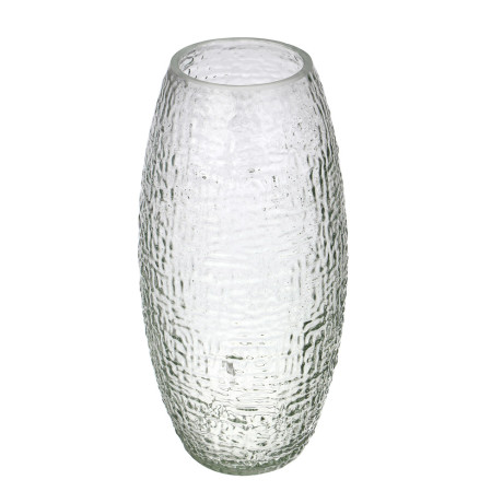 Ваза, 10х19,5 см, стекло, прозрачная
