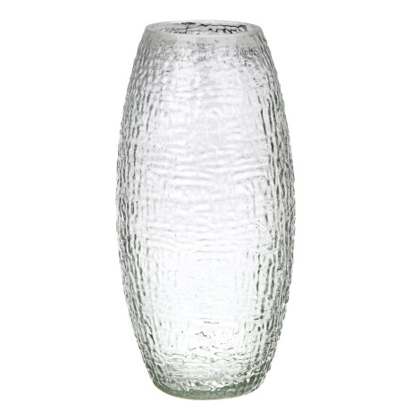 Ваза, 10х19,5 см, стекло, прозрачная