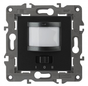 ЭРА 14 Elegance мех. датч. движ. СУ 2-проводн.,180-240В, 200Вт, антрацит 14-4103-05 автоклеммы 4599