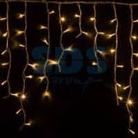 Гирлянда-бахрома ул. Айсикл 240LED т-бел. 5*0,9м/48нит, бел.кауч. IP65 без б/п 255-286 Neon Night