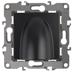 ЭРА 14 Elegance вывод кабеля СУ, антрацит 14-6003-05 0683