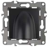 ЭРА 14 Elegance вывод кабеля СУ, антрацит 14-6003-05 0683