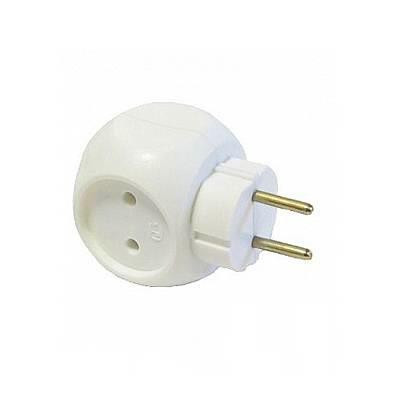 Тройник круглый белый 1410 х50/200