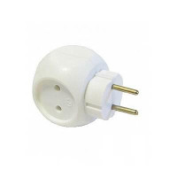 Тройник круглый белый 1410 х50/200