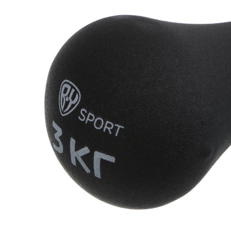 Гантель в форме кости 3кг (+- 100 гр) тм BY SPORT, металл, неопреновое покрытие
