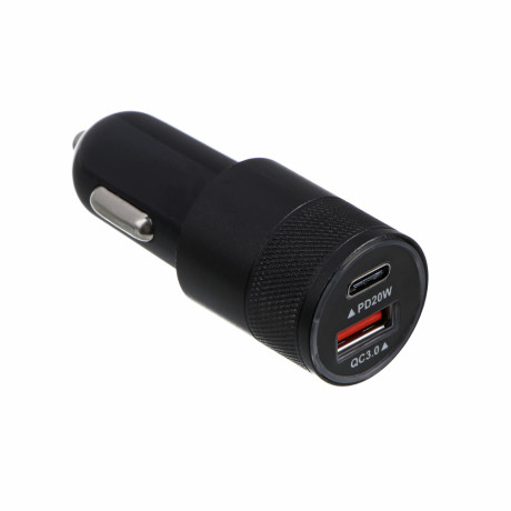 ЕРМАК Устройство зарядное автомобильное, 2 порта, 12/24В, металл