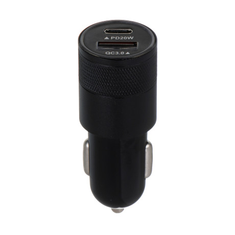 ЕРМАК Устройство зарядное автомобильное, 2 порта, 12/24В, металл