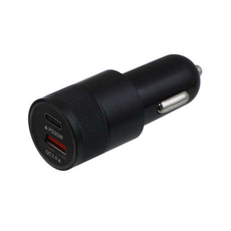 ЕРМАК Устройство зарядное автомобильное, 2 порта, 12/24В, металл