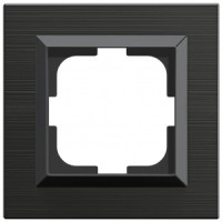 OVIVO Рамка СУ 1 мест. QUANTUM, антрацит, 405-350000-096