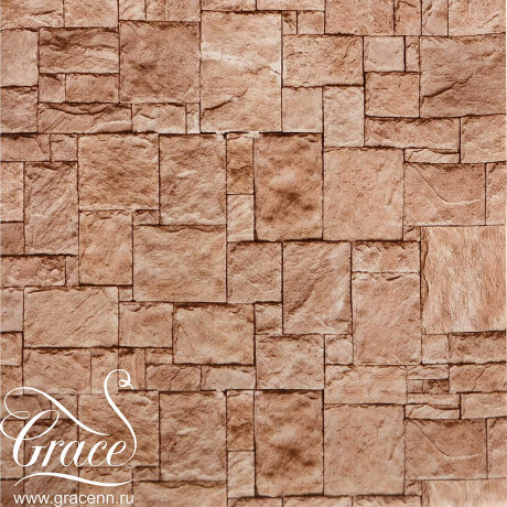 Пленка самоклеящаяся 45*8 м Грейс M212-1-45 коричневый кирпич