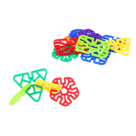 ИГРОЛЕНД Конструктор развивающий, PP, 15,5х9,5см, 6 дизайнов